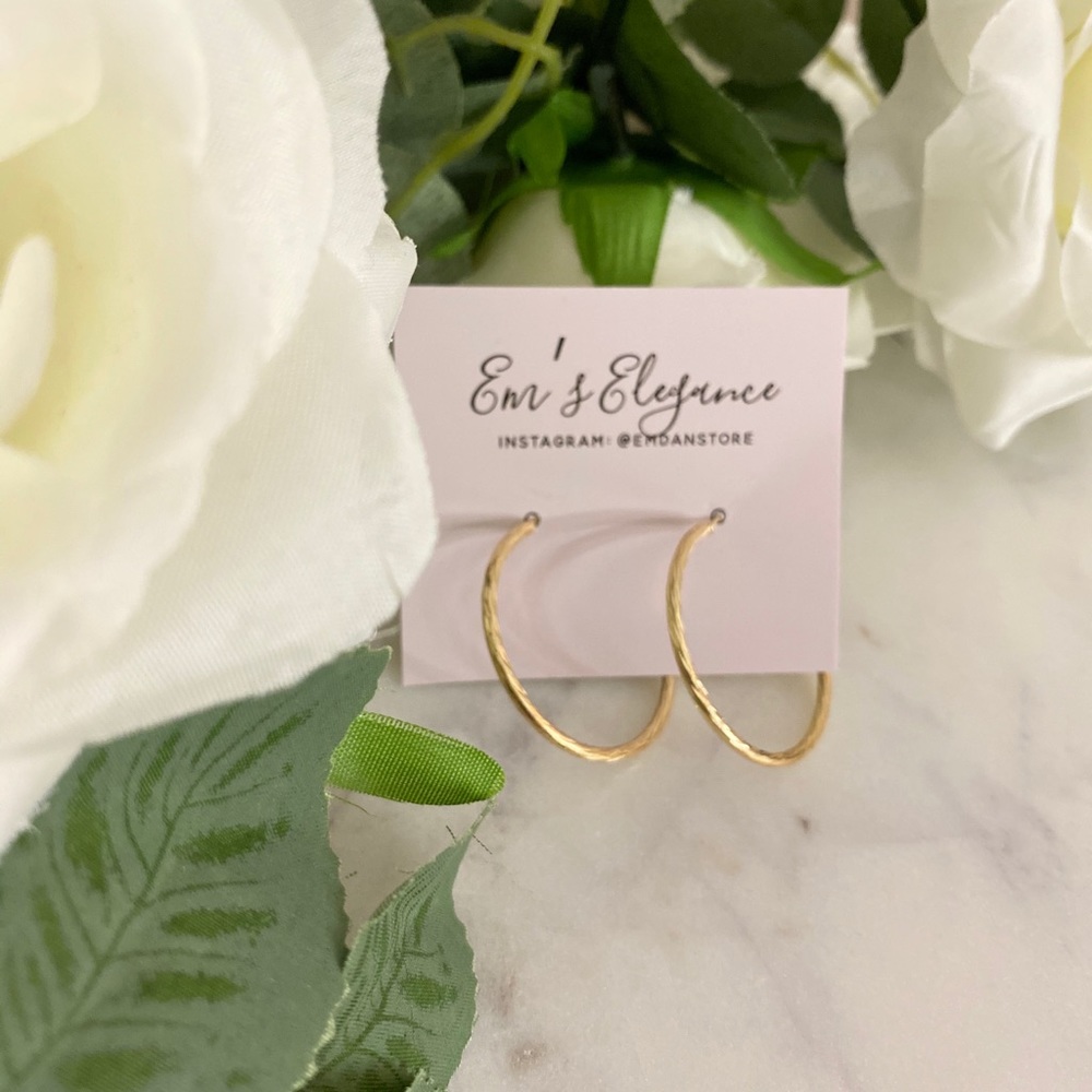 Earrings Circle Earrings gold